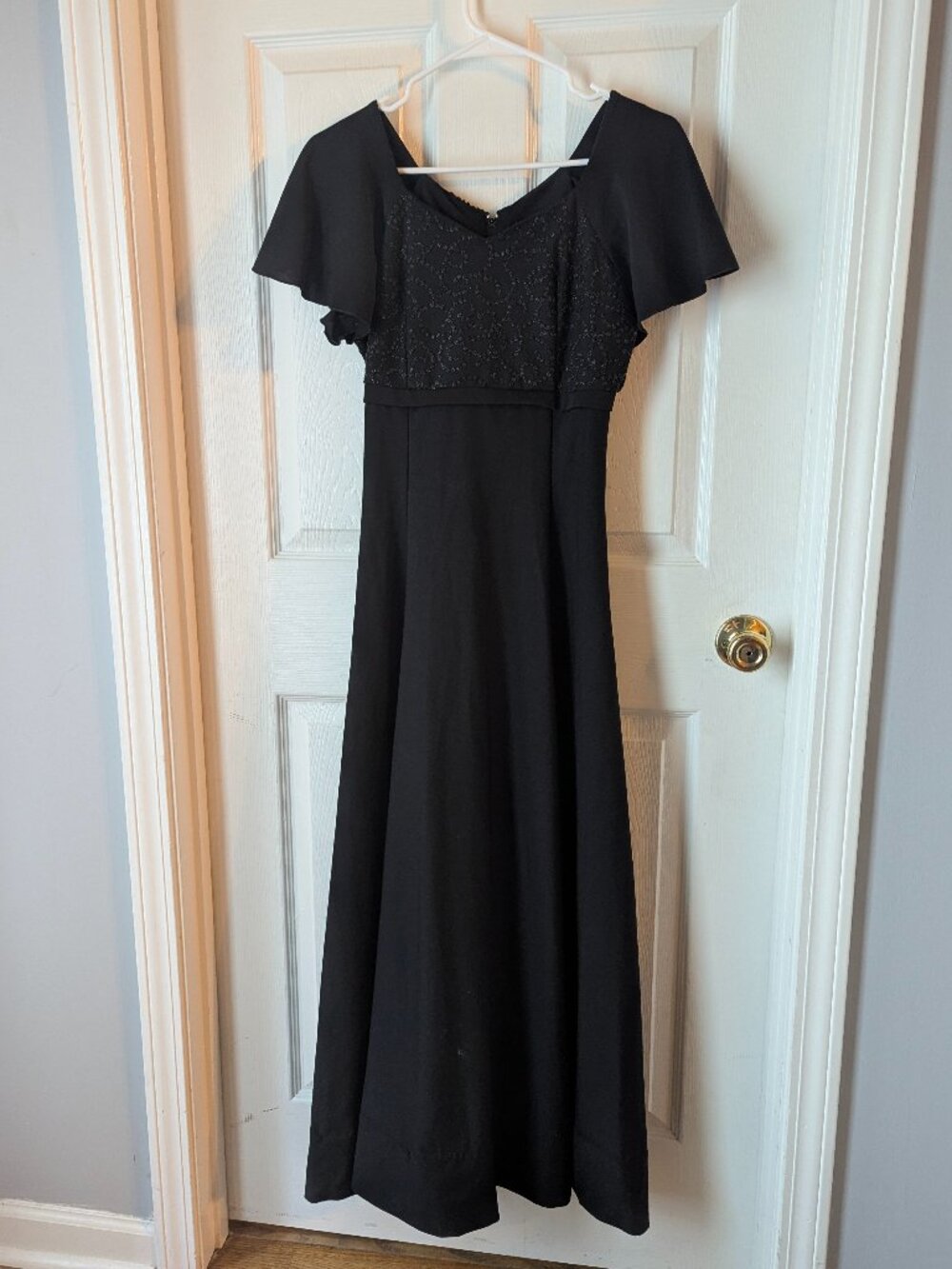 Southwestern Lumina black formal dress - 4